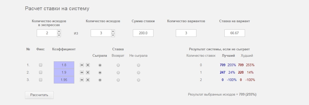 Сколько вариантов 3 из 3. Ставка система калькулятор. Расчет системы ставок. Калькулятор системы ставок. Калькулятор системы в ставках.